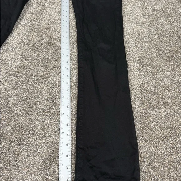 Saint Laurent Paris SLP Black Slim Fit Twill Chinos Side Tab Adjusters Size 29